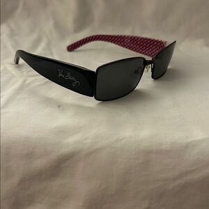 Vera Bradley Black Sunglasses with pink Accents